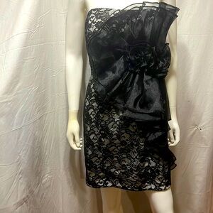 Betsy&Adam Short Mini Evening Dress